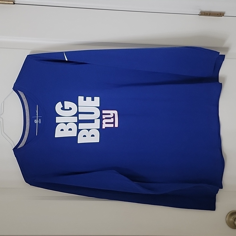 Nike, New York Giants Big Blue, Ladies Size 2XL NFL Long Sleeve T-Shirt NEW
